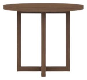 Iden Wooden Dining Table Round In Walnut