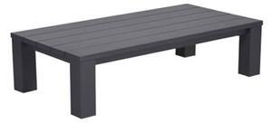 Cora Aluminium Outdoor Coffee Table In Charcoal