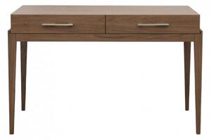 Cais Wooden Dressing Table With 2 Drawers In Walnut