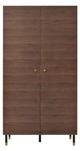 Wyatt Wooden Wardrobe With 2 Doors In Timber Tobacco