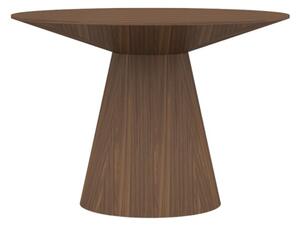 Lapis Wooden Dining Table Round In Walnut