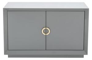 Quin High Gloss Sideboard With 2 Doors In Grey