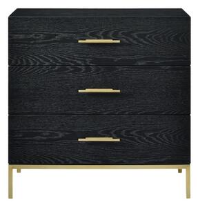 Talor Wooden Chest Of 3 Drawers In Wenge