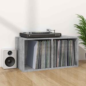 Baina Wooden Filing Cabinet With 2 Shelves - Concrete Grey