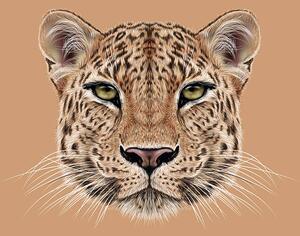 Photography Illustrative Portrait of Leopard, ant_art