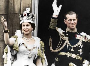 Photography Queen Elizabeth II and the Duke of Edinburgh, Print Collector