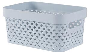 Curver Pure Small Recycled Storage Basket - 4.5L - Stone Blue