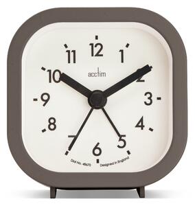 Acctim Robyn Mini Bedside Alarm Clock Grey