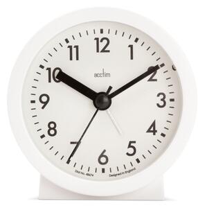 Acctim Gaby Small Alarm Clock White