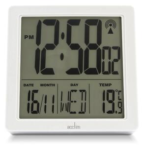 Acctim Digital Alarm Clock White