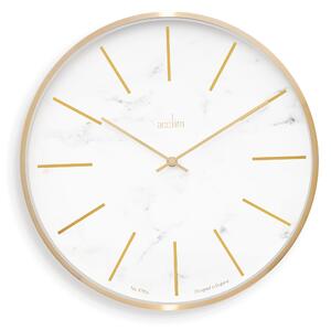 Acctim Luxe Quartz Brass Wall Clock Gold