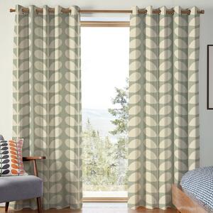 Orla Kiely Jumbo Solid Stem Made to Measure Curtain Pebble
