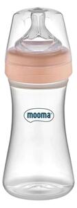Mooma Kindy Bottle Fast Flow 18+ months 250ml - Old Rose