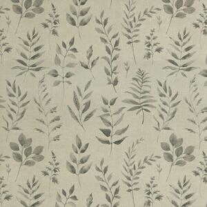 ANTE DECOR Willow Printed Cotton Fabric French Grey