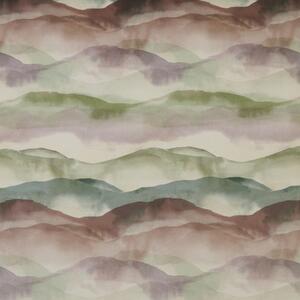 Landscape Digitally Printed Velvet Curtain Fabric Eucalyptus