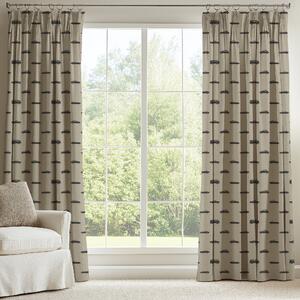 ANTE DECOR Vintage Cars Printed Cotton Made To Measure Curtains Linen Charcoal