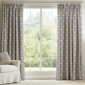 ANTE DECOR Vintage Cars Printed Cotton Made To Measure Curtains French Grey