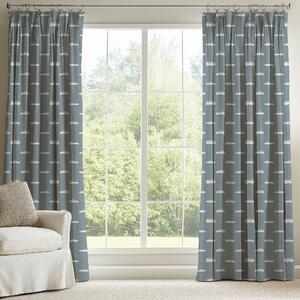 ANTE DECOR Vintage Cars Printed Cotton Made To Measure Curtains Denim