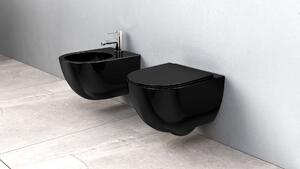 Toilet bowl Rea Carlo Mini Rimless Flat Black