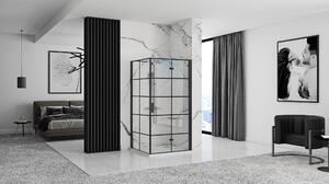 Shower enclosure Rea Molier Black 100x80