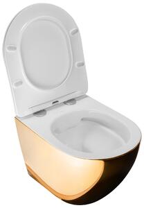 Toilet bowl Carlo Flat Mini Gold/White