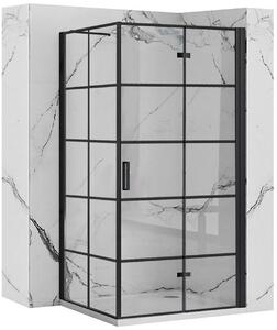 Shower enclosure Rea Molier Black 80x80