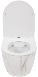 Toilet bowl Rea Carlos Slim Rimless Aiax Shiny