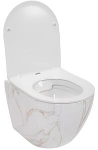 Toilet bowl Rea Carlos Slim Rimless Aiax Shiny