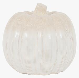 Autumnal Ceramic Pumpkin in Natural