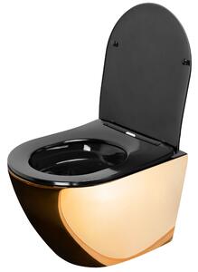 Toilet bowl Carlo Mini Flat Gold/Black