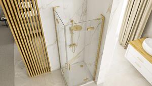 Shower enclosure REA Hugo 100x100 Gold Brush