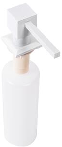 Soap dispenser white square