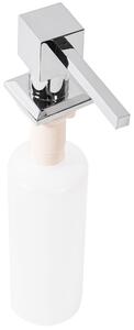 Soap dispenser chrome square