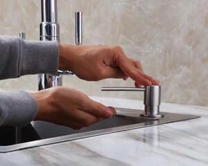 Soap dispenser chrom round