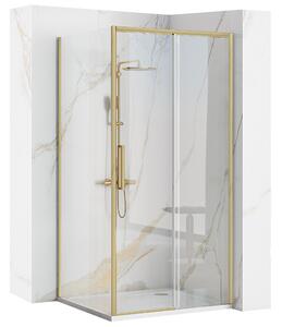 Shower enclosure Rapid Slide Gold Brush
