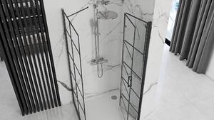 Shower enclosure Rea Molier Black 90x90