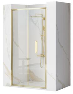 Shower door REA Rapid Fold 90 Gold