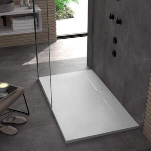 Shower tray Bazalt long White 80x100
