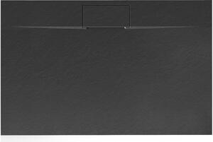 Shower tray Bazalt long Black 90x120