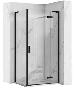 Shower enclosure REA Hugo Black 80x80