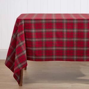 Cotton Christmas Prince Edward Tartan Tablecloth, 54 x 70 Inches