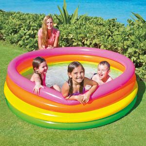 INTEX Sunset Inflatable Pool 4 Rings 168x46 cm