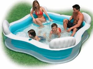 INTEX Inflatable Swim Center Family Lounge Pool 56475NP