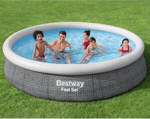 Bestway Swimming Pool Set Round 366x76 cm