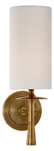 Drunmore Wall Light Brass, Light, Hand-Rubbed Antique Brass - Andrew Martin