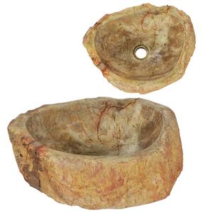 Sink 45x35x15 cm Fossil Stone Cream