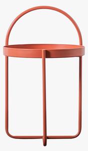 Callie Side Table in Coral