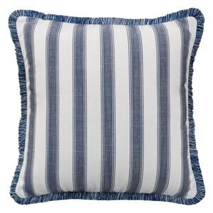 Tote Navy, Hollowfibre, Cushion, 55cm x 55cm - Andrew Martin Sophie Paterson Stripe