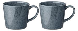Dark Grey Speckle Set of 2 Mugs