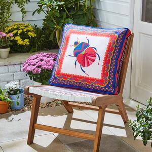 Sophie Robinson Gem Beetle Outdoor Boxed Square Cushion